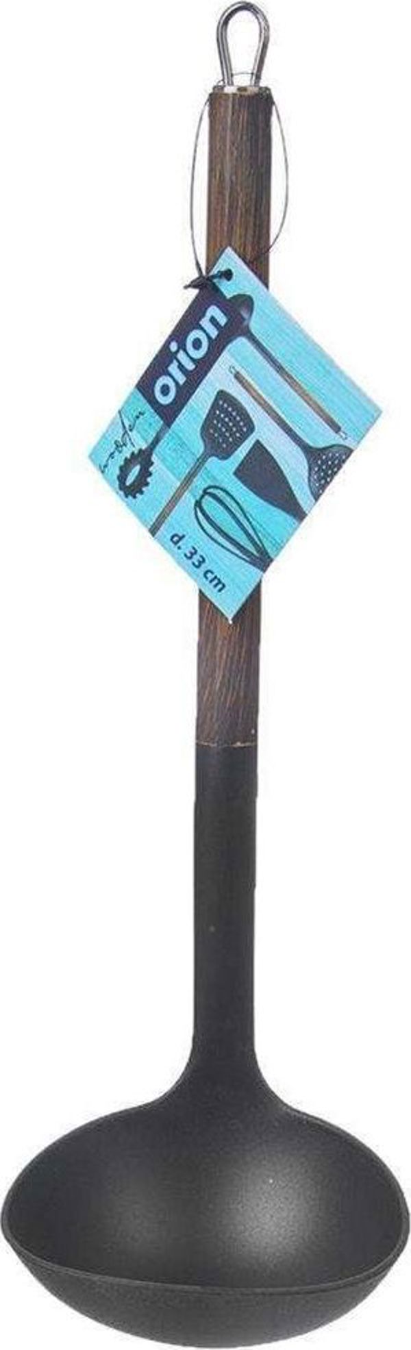 Orion Κουτάλα Θερμοπλαστική, Wooden Design, Για Σούπα ή Σάλτσα