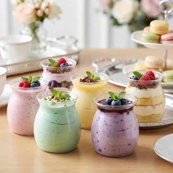 Orion Σετ 6 Ποτήρια Επιδόρπιου Finger Food 160ml Διαφανή