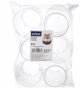Orion Σετ 6 Ποτήρια Επιδόρπιου Finger Food 160ml Διαφανή