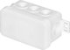 Orno Κουτί Επιφανείας CLICK IP54, 8 Διόδους, 80x45x41mm, Λευκό, OR-JB-13805/W