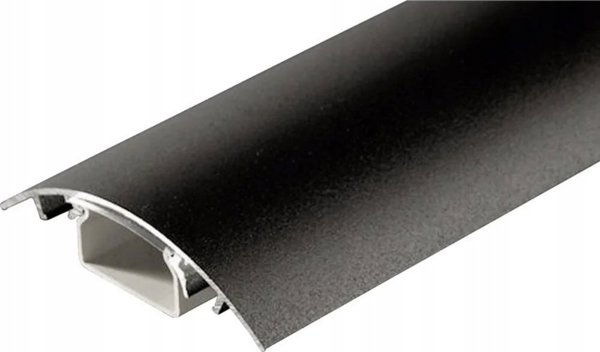 Orno Kanal kablowy Alunovo, SM90-025, μαύρο (ματ), (Μ x Π x Υ) 250 x 80 x 20 mm|1 τεμ.