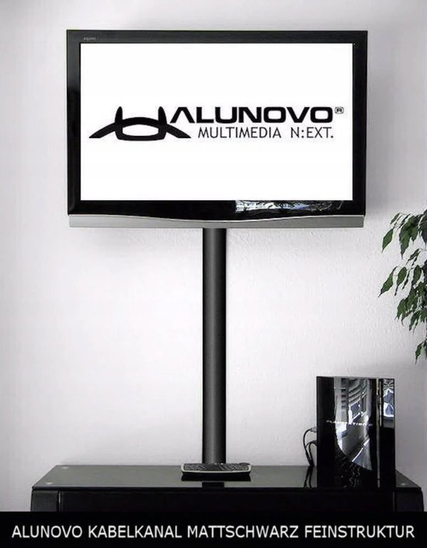 Orno Kanal kablowy Alunovo, SM90-025, μαύρο (ματ), (Μ x Π x Υ) 250 x 80 x 20 mm|1 τεμ.