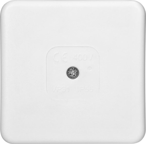 Orno Κουτί Διακλάδωσης Επιφανείας PRO, IP55, 400V, 12 Διόδους, 85x85x37mm, Λευκό, OR-JB-13807/W