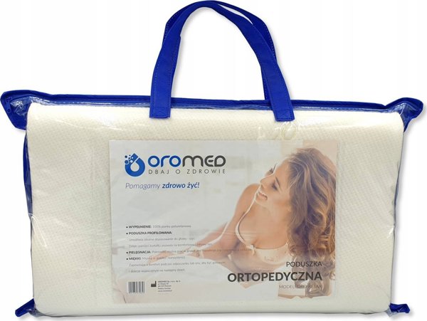 Oromed Ορθοπεδικό Μαξιλάρι Ύπνου ORO-RELAX XL, Ανατομικό, Λευκό