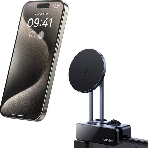 OS-Baseus MaxView Magnetic Car Mount for In-Vehicle Infotainment Screen Space Grey