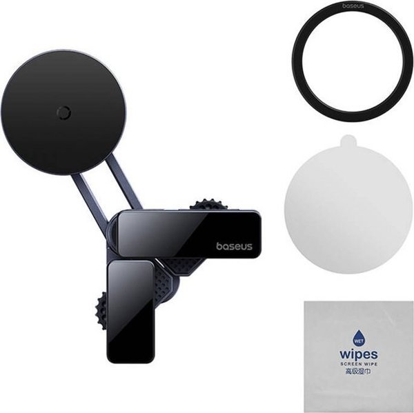 OS-Baseus MaxView Magnetic Car Mount for In-Vehicle Infotainment Screen Space Grey