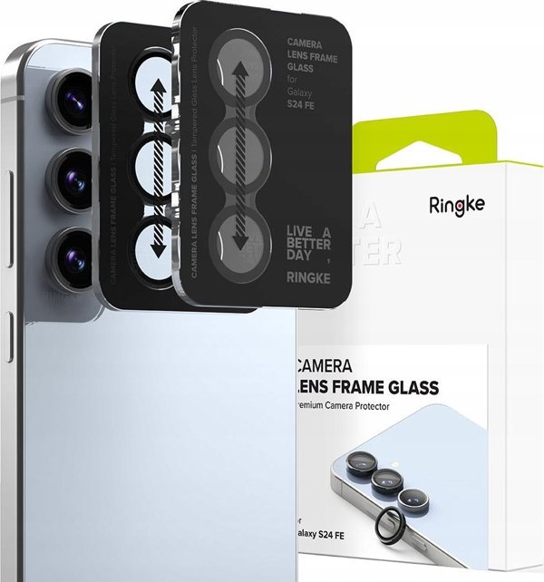 OSLONA APARATU RINGKE CAMERA FRAME PROTECTOR 2-PACK GALAXY S4 FE BLACK