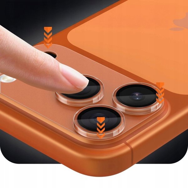 Προστασία κάμερας Tech-Protect CamFull Fit+ για iPhone 17 Pro Max, ματ διαφανές
