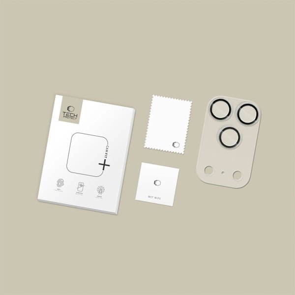 Προστασία κάμερας Tech-Protect CamFull Fit+ για iPhone 17 Pro, ματ διαφανές
