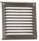 Oslona wentylacyjna z siatka 165x165mm metalowa chrom WX908CHR