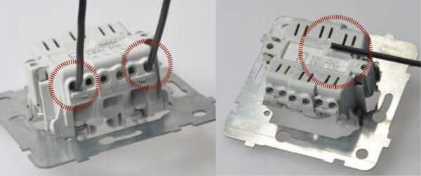 Ospel As Διακόπτης Σκάλας LP-3GS/m/33 με Μπλε Φωτισμό, Μαύρο Μεταλλικό Φινίρισμα