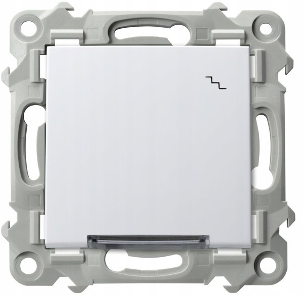 Ospel Szafir Διακόπτης Σκάλας με Φωτισμό, Λευκό, LP-3ZS/m/00