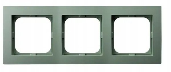 Ospel AS Τριπλό Πλαίσιο Διακοπτών, Ματ Πράσινο R-3G/84