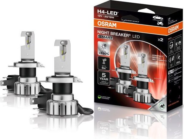 Osram Osram Night Breaker LED Smart - H4 Car Bulbs