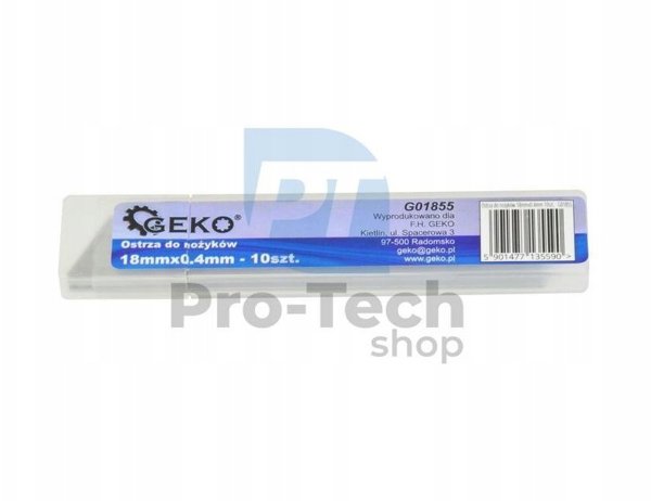 Λεπίδες για κοπίδια 18mmx0,4mm 10 τεμ. (1/20/400)
