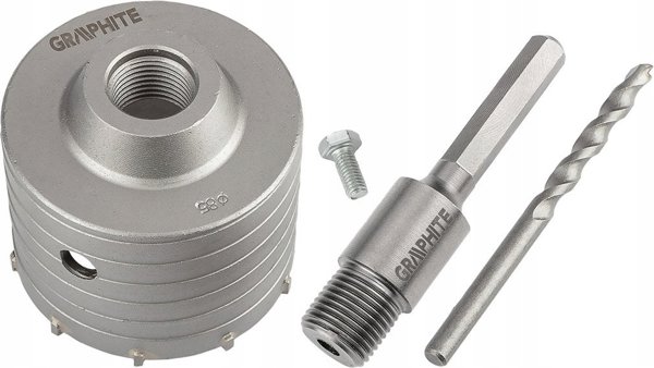 Δισκοπρίονο καρβιδίου 85 mm με προσαρμογέα HEX και οδηγό τρυπάνι