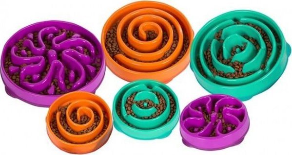 Outward Hound Outward Hound Fun Feeder Mini Μπολ επιβράδυνσης γκρι [69891]