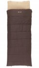 Outwell Contour Supreme Συνθετικός Υπνόσακος 190cm, Καφέ, Αριστερό Φερμουάρ