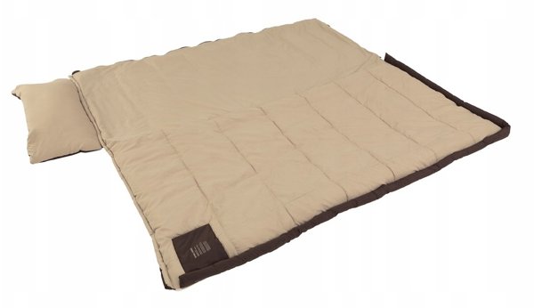Outwell Contour Supreme Συνθετικός Υπνόσακος 190cm, Καφέ, Αριστερό Φερμουάρ