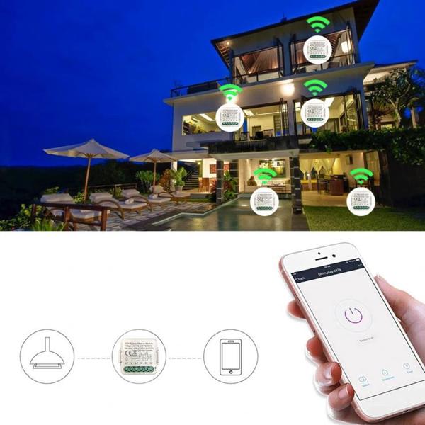 OXT Μονάδα OXT mini dimmer 2 κυκλώματα ZigBee TUYA