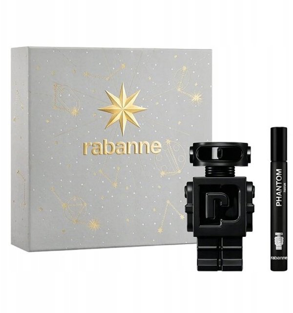 Paco Rabanne Set Paco Rabanne: Phantom, Eau De Parfum, For Men, 100 ml + Phantom, Eau De Parfum, For Men, 10 ml + Phantom, Deodorant Spray, For Men, 150 ml For Men