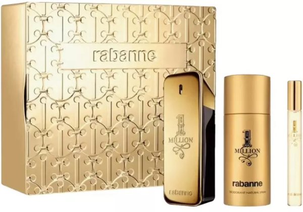 Paco Rabanne 1 Million Eau de Toilette 100ml + Eau de Toilette 10ml + Stick 75ml