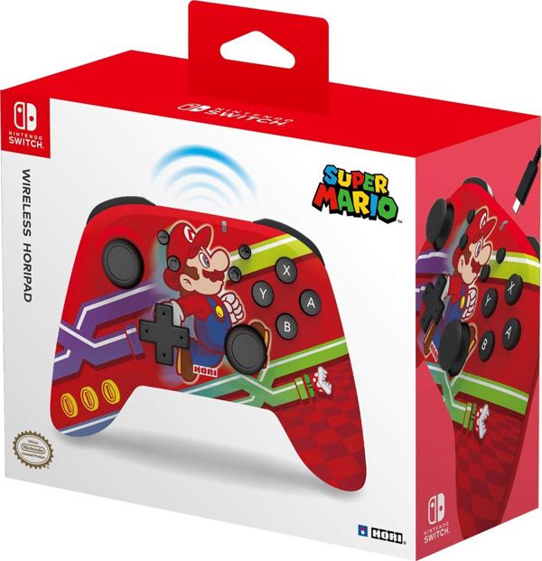 Hori Ασύρματο Χειριστήριο Wireless HORIPAD για Nintendo Switch - Mario Edition (NSW-310U)
