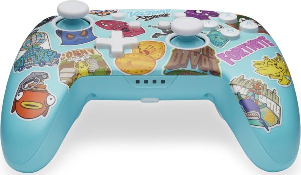 Ασύρματο Χειριστήριο PowerA Enhanced Wireless Controller για Nintendo Switch, Σχέδιο Fortnite Sticker Mania