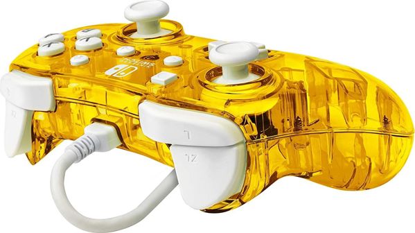 PDP Ενσύρματο Χειριστήριο Rock Candy Mini για Nintendo Switch - Κίτρινο, Εργονομικός Σχεδιασμός, Με Αποσπώμενο Καλώδιο