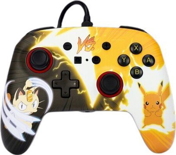 Pad PowerA PowerA SWITCH Pad przewodowy Enhanced Pokemon Pikachu vs. Meowth
