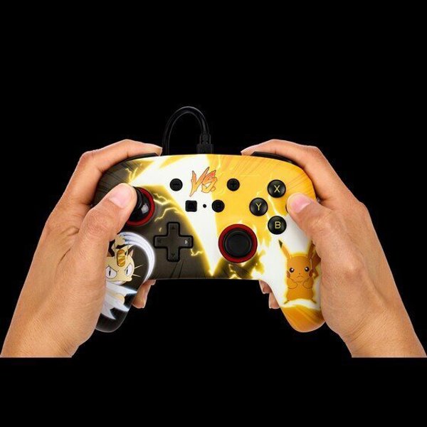 Pad PowerA PowerA SWITCH Pad przewodowy Enhanced Pokemon Pikachu vs. Meowth