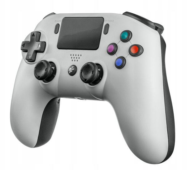 Flashfire P201W Ασύρματο Χειριστήριο Bluetooth για PS4 και PC - Λευκό