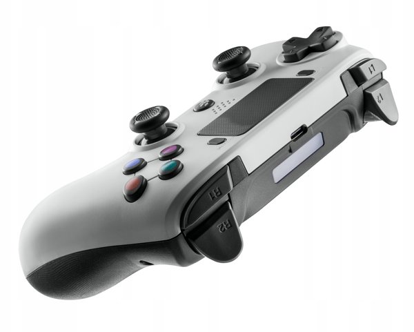 Flashfire P201W Ασύρματο Χειριστήριο Bluetooth για PS4 και PC - Λευκό