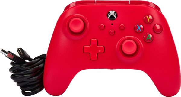 PowerA Ενσύρματο Gamepad για Xbox Series X|S - Κόκκινο