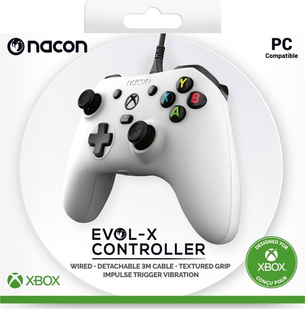 Pad Nacon NACON XS ενσύρματο EVOL-X, λευκό