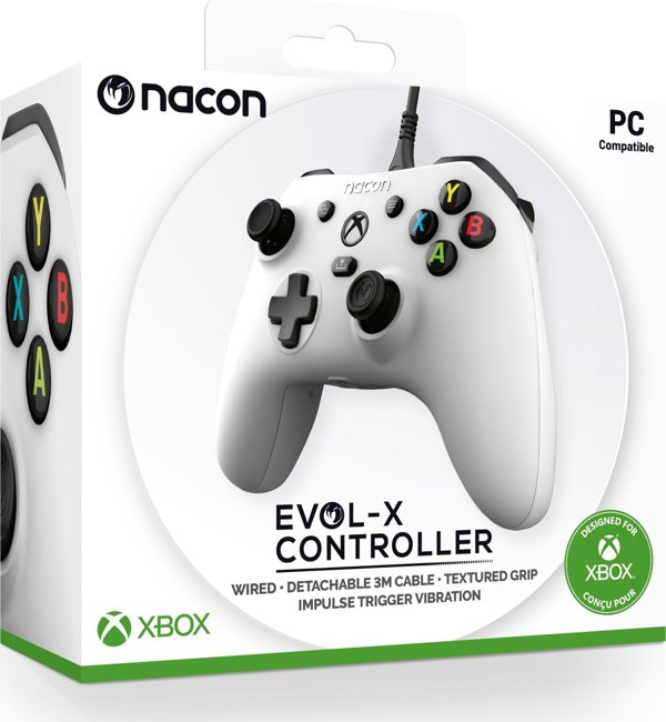 Pad Nacon NACON XS ενσύρματο EVOL-X, λευκό