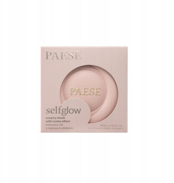 PAESE Selfglow ροζ κρεμώδες ρουζ με ματ αποτέλεσμα 8g