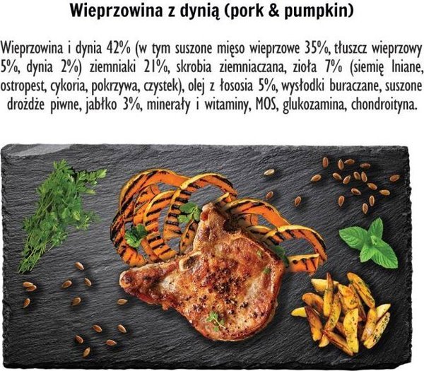 Paka Zwierzaka Seventh Heaven με Χοιρινό και Κολοκύθα 1,5kg