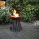 Esschert Design Πυράκτωσης Κήπου Fire Basket/Fire Bowl Περιστρεφόμενο 40x40x55cm