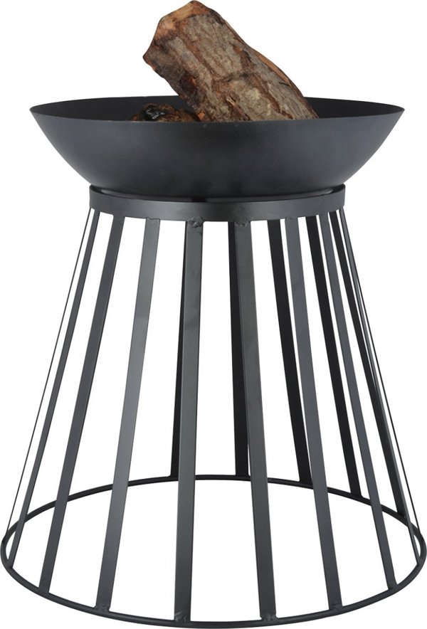 Esschert Design Πυράκτωσης Κήπου Fire Basket/Fire Bowl Περιστρεφόμενο 40x40x55cm