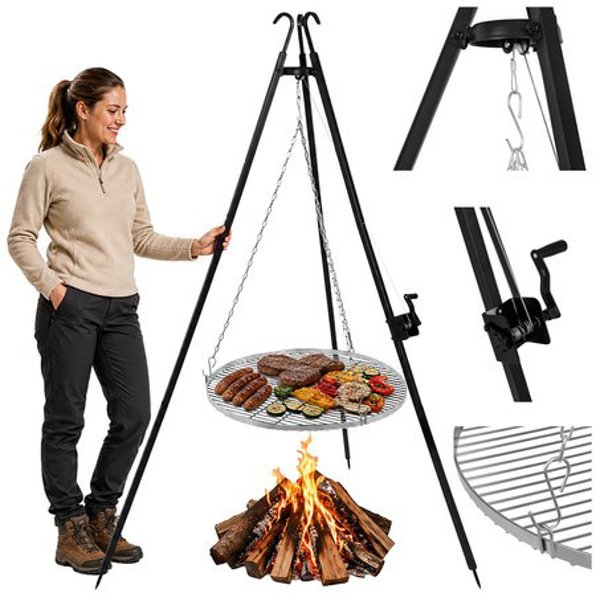 Palenisko ogrodowe Kaminer Grill ogrodowy trjng 190x70cm Kaminer