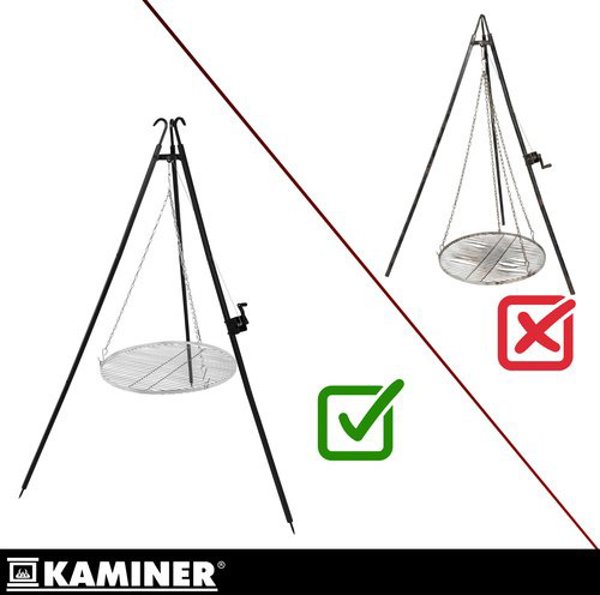 Palenisko ogrodowe Kaminer Grill ogrodowy trjng 190x70cm Kaminer