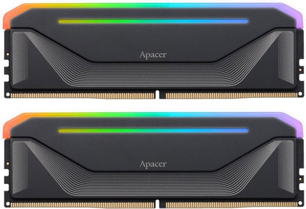 Μνήμη DDR5 Apacer NOX RGB 32GB (2x16GB) 6000MHz CL38 1,35V Black HS