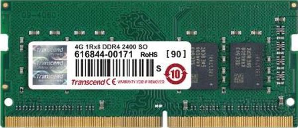 Μνήμη laptop Transcend SODIMM DDR4 4GB 2400MHz TRANSCEND 1Rx8 CL17