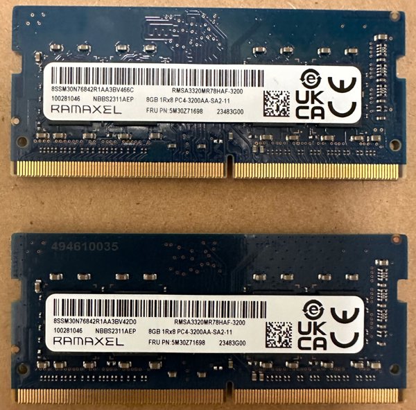 Lenovo Μνήμη RAM 8GB SODIMM για Laptop - DDR4