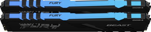 Kingston Fury Beast RGB DDR4 64 GB 3000MHz CL16 (KF430C16BBAK2/64)