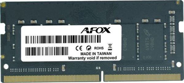 Μνήμη RAM AFOX SODIMM 8GB DDR4 2400MHz CL17 (AFSD48EH1P)