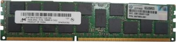 Μνήμη HPE DDR3L 16 GB 1333 MHz CL9 (647653-081)