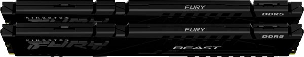 Μνήμη Kingston Fury Beast DDR5 32 GB 6000MHz CL36 (KF560C36BBEK2-32)