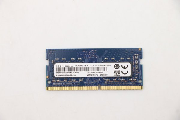 Μνήμη για φορητό υπολογιστή Lenovo SoDIMM, 16GB, DDR4, 3200, Ramaxel